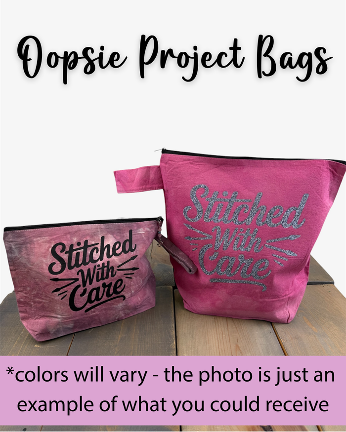 Stitched With Care (Oopsie) Project Bag