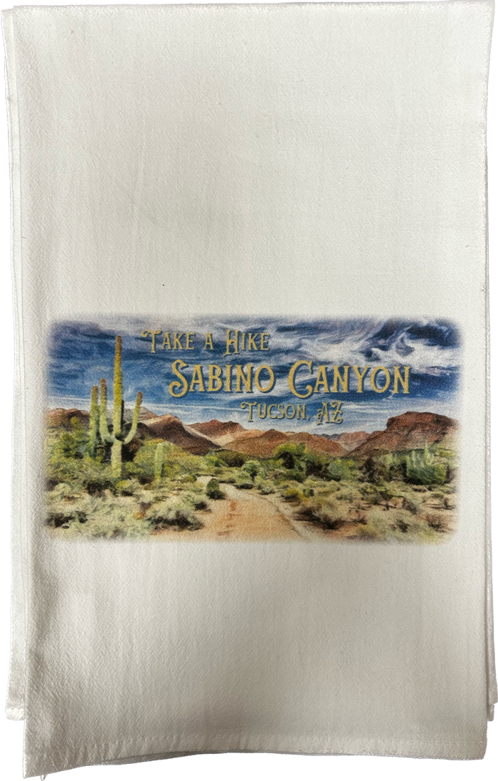 Take A Hike Sabino Canyon Towel