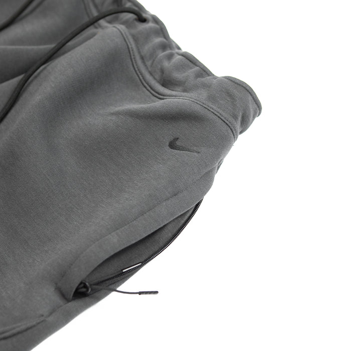 Tech Men's Fleece Loose-Fit Open Hem Pants (Anthracite/Black)