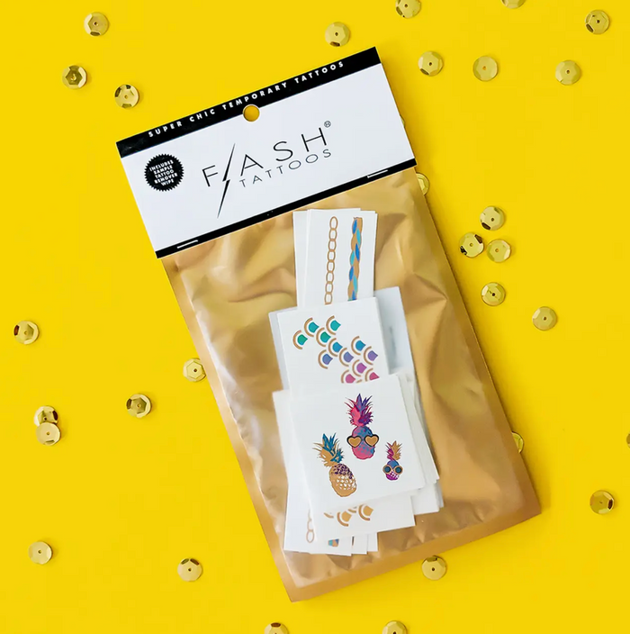 Tropical Brights Variety Set - Temporary Tattoo
