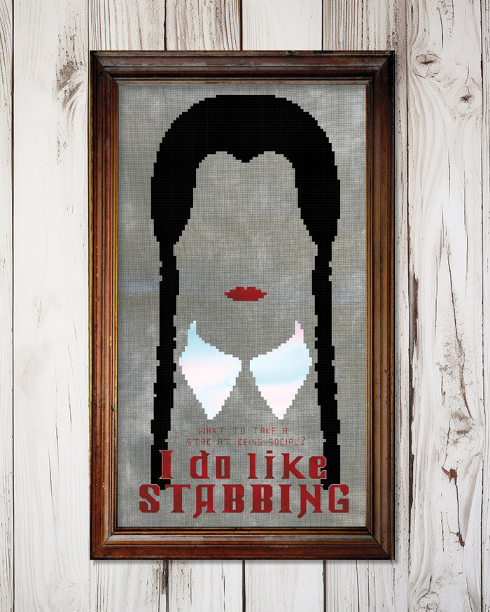 Wednesday Cross Stitch Pattern