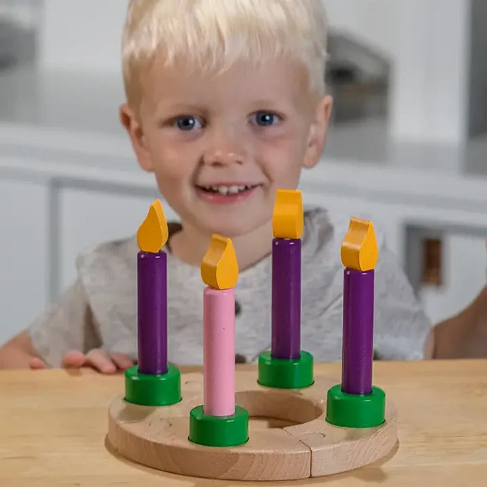 Wooden Advent Wreath
