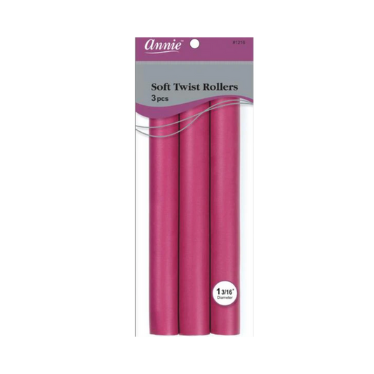 1 3/16"in. Soft Twist Rollers: Plum