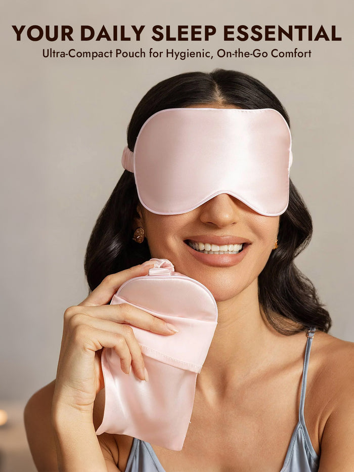 [Pink] SilkSilky  Eye Mask 006