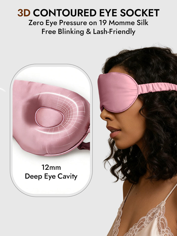 [Pale Mauve] SilkSilky  Eye Mask 004