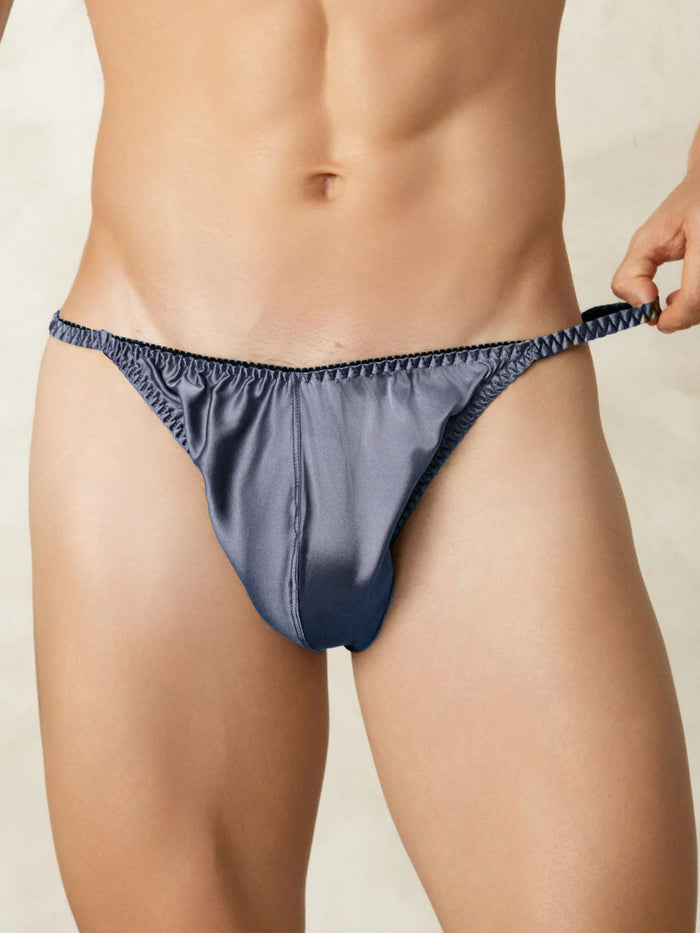 [Grayish Blue] SilkSilky  Men's Underwear 001