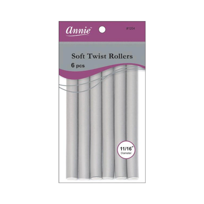 11/16in. Soft Twist Rollers: Gray