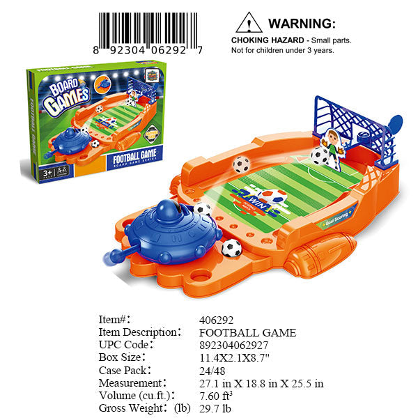 11.4X2.1X8.7"TABLE FOOTBALL GAME