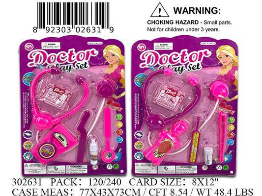 12X8"GIRLS DOCTOR PLAY SET
