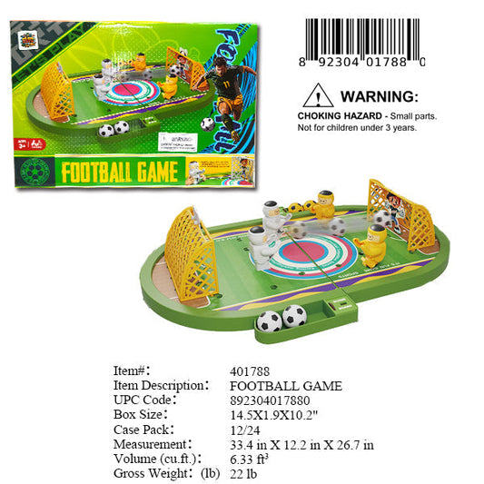 14.5X1.9X10.2"FOOTBALL GAME PLAY SET