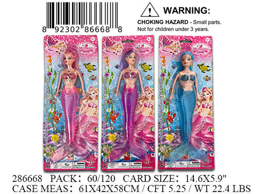 14.6X5.9"11" MERAID DOLL
