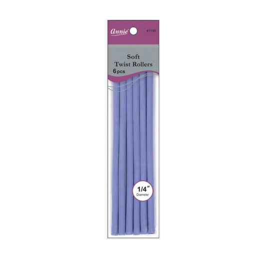 1/4in. Soft Twist Rollers: Lavender