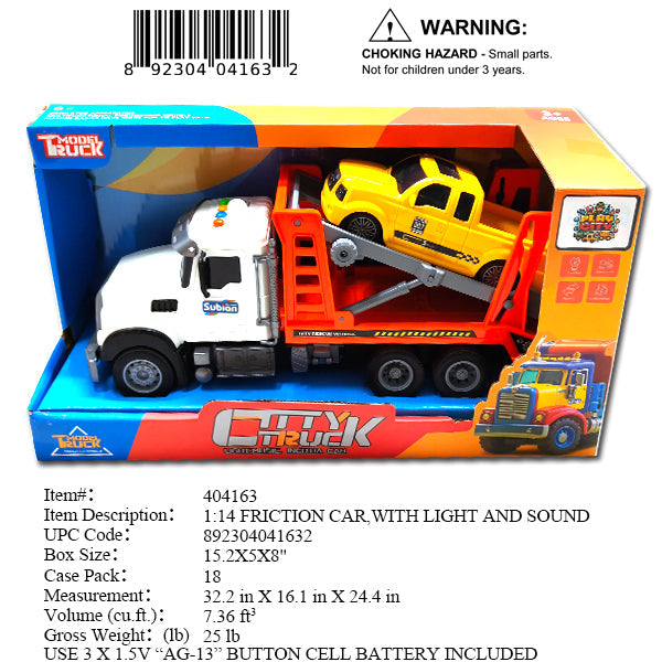 15.2X5X8"F/P CITY TOW TRUCK SET