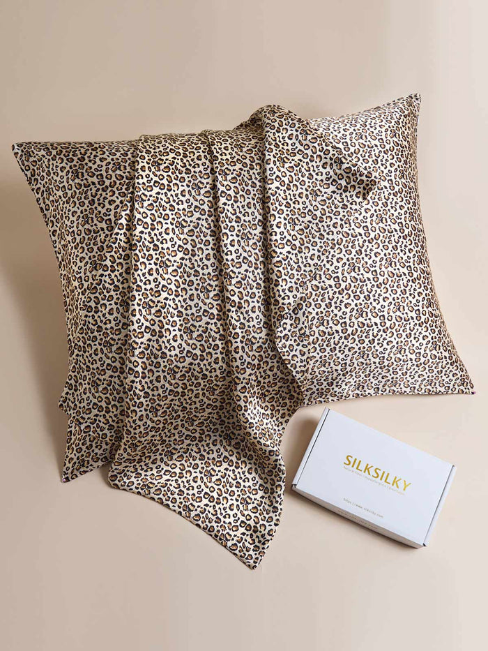 [Leopard] SilkSilky 19Momme Pure Silk Pillowcase 002