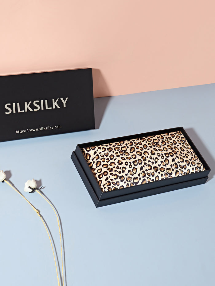 [Leopard] SilkSilky 19Momme Pure Silk Pillowcase 005