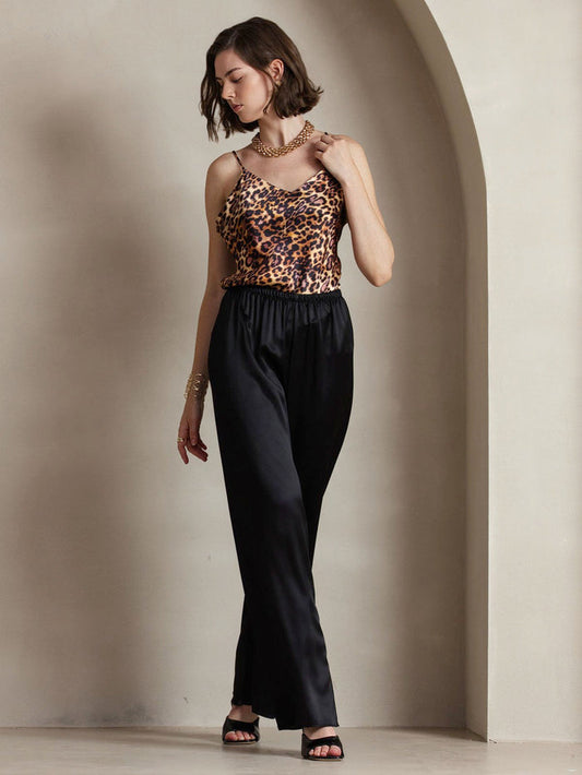 [Black] SilkSilky  Women's Pants 001