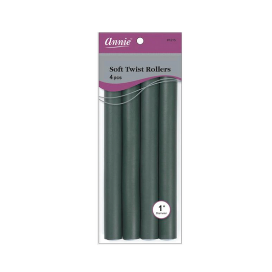 1in. Soft Twist Rollers: Dark Green