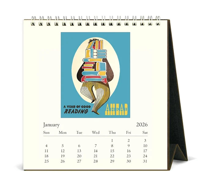 2027 Book Lovers Desk Calendar