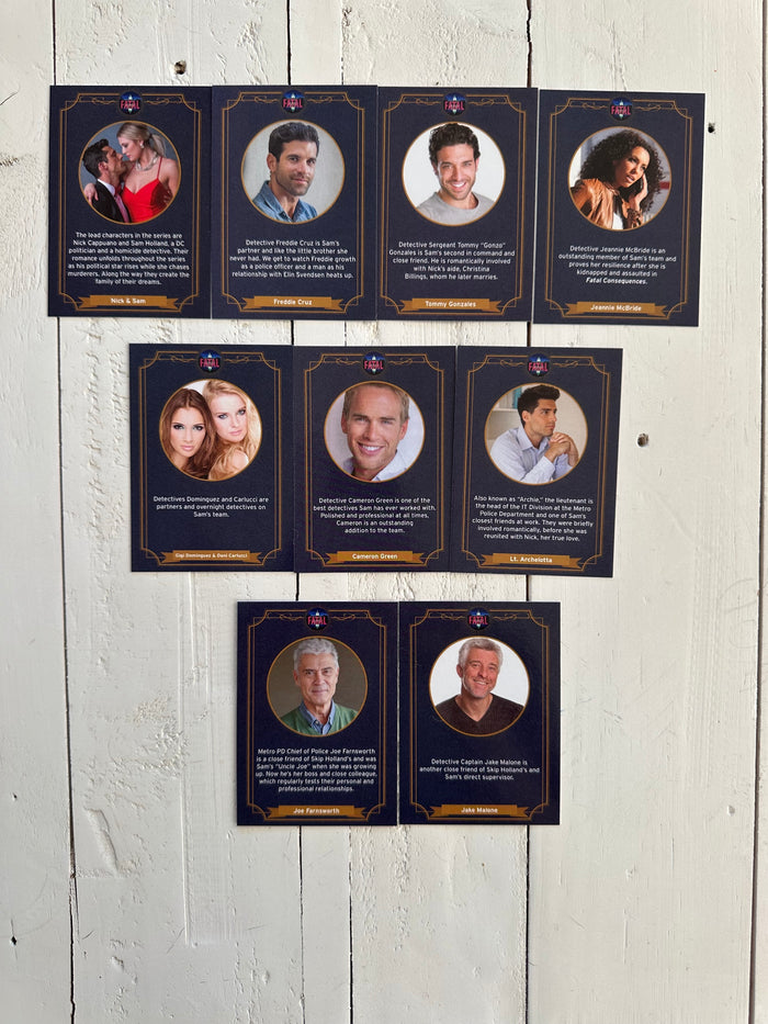 24 Fatal Series Character Cards