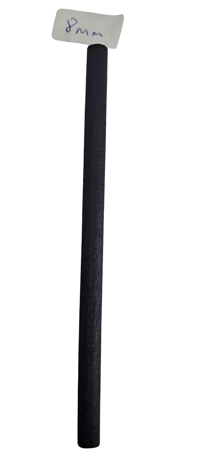25 pcs Artist quality willow charcoal sticks round 8mm  (Made in France)
