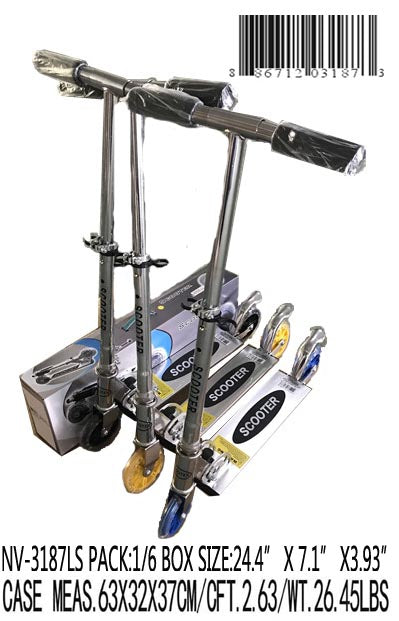 25"ALUM SCOOTER 125MM LIGHT UP WHEELS