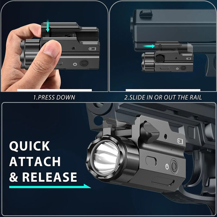 400 Lumens Tactical Flashlight Airsoft