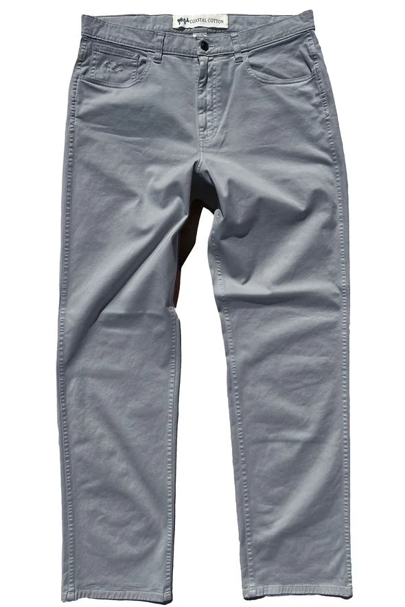 5 Pocket Stretch Twill Pant (Pebble)