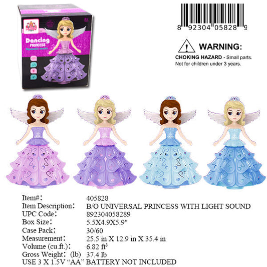 5.5X4.9X5.9"B/O IC BUMPNGO DANCING PRINCESS