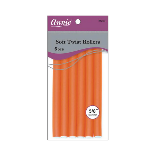 5/8in. Soft Twist Rollers: Orange