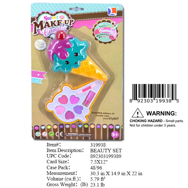 7.5X12"ICE CREAM MAKE UP SET