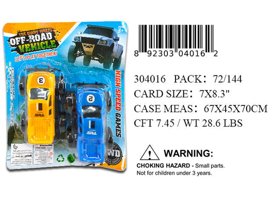 8.3X7"2PC P/B BIG WHEEL OFF ROAD TRUCK
