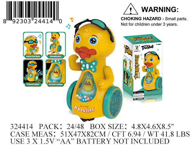 8.5X4.8X4.6"B/O IC BUMPNGO DUCK