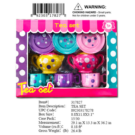 8.8X11.8X3.1"TEA SERVING SET