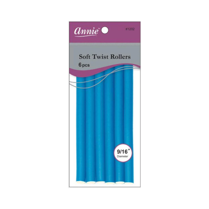 9/16in. Soft Twist Rollers: Blue