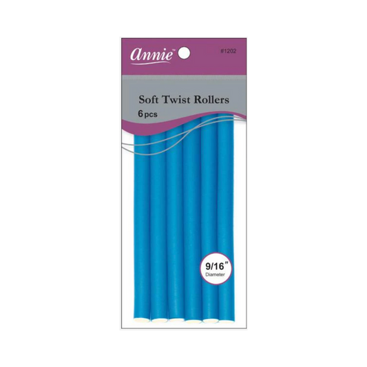 9/16in. Soft Twist Rollers: Blue