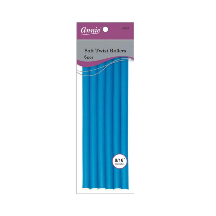 9/16in. Soft Twist Rollers: Blue
