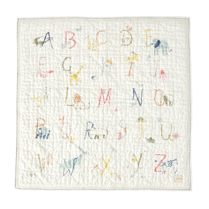 A to Zoo Quilted Blanket