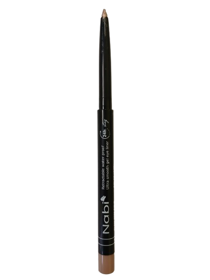 AGE06 ROSE GOLD Up to 24H Waterproof Retractable Gel Eye Liner Pencil with Sharpener Matte Finish