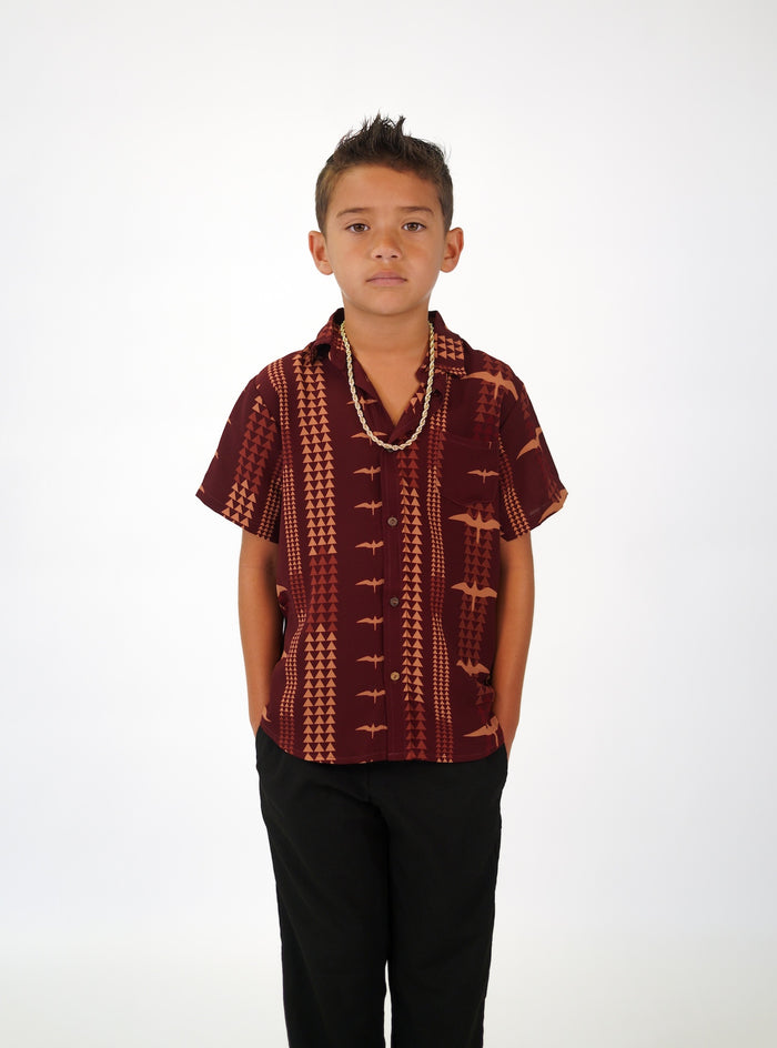 Ahe Keiki Boy Aloha Shirt (WAREHOUSE SALE)