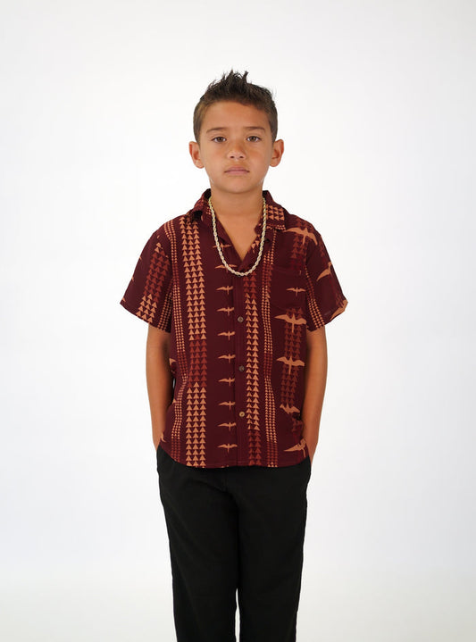 Ahe Keiki Boy Aloha Shirt (WAREHOUSE SALE)