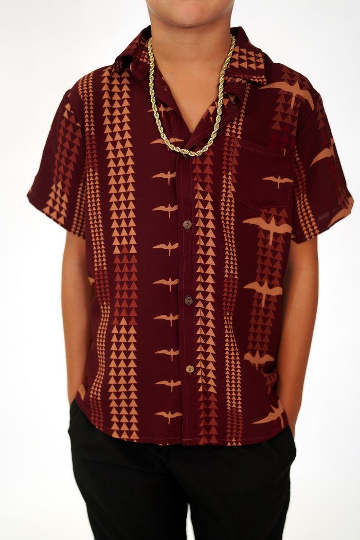 Ahe Keiki Boy Aloha Shirt (WAREHOUSE SALE)