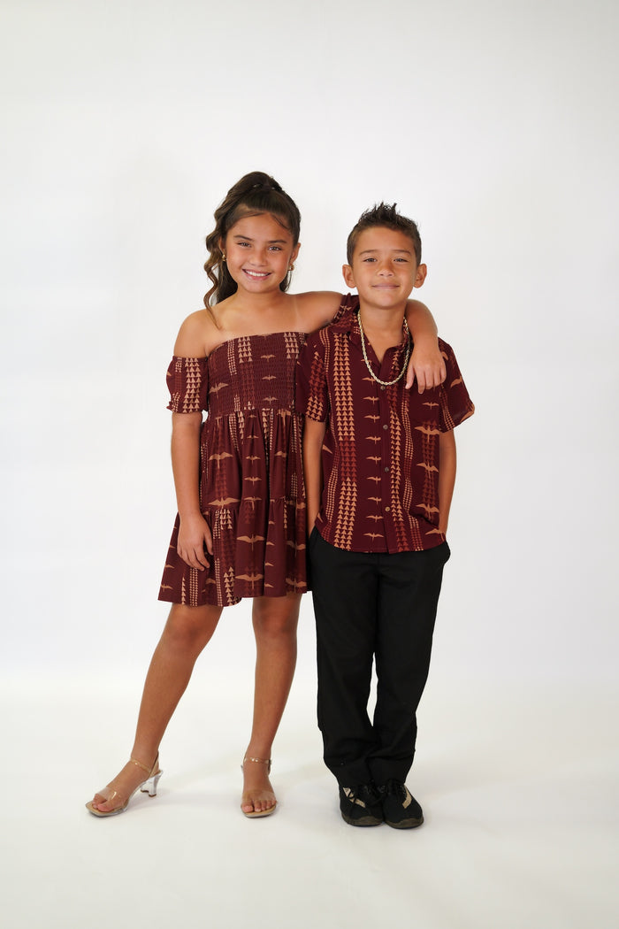 Ahe Keiki Boy Aloha Shirt (WAREHOUSE SALE)
