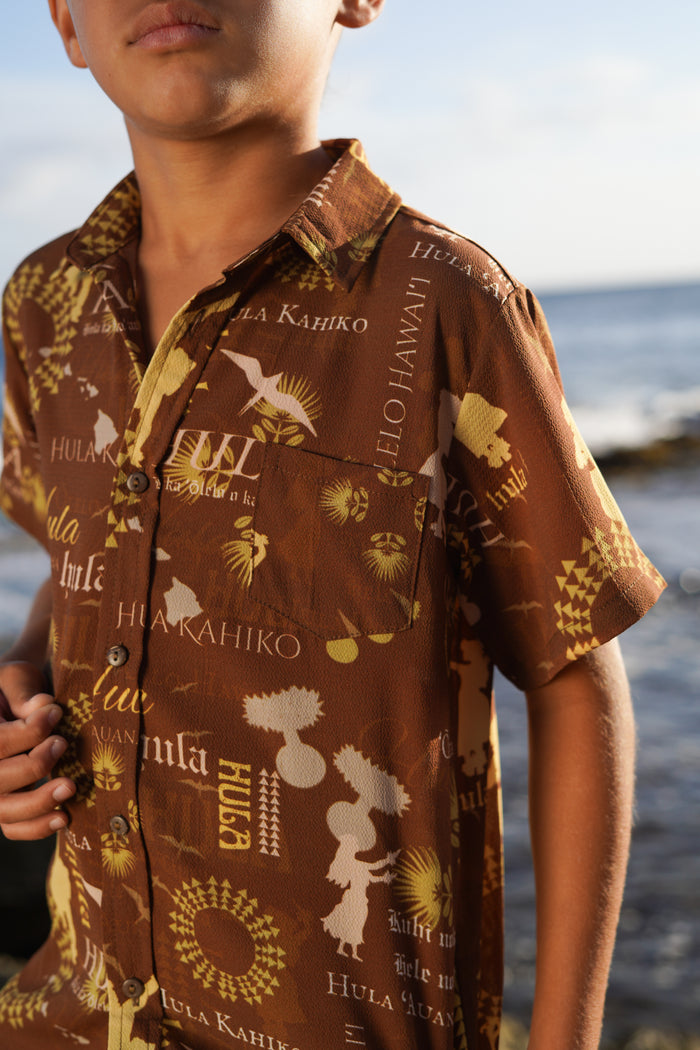 Ahe Keiki Boy Aloha Shirt