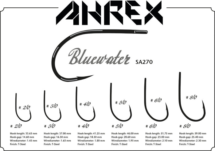 Ahrex SA270 Saltwater Bluewater Hook - Spawn Fly Fish - Ahrex Hooks