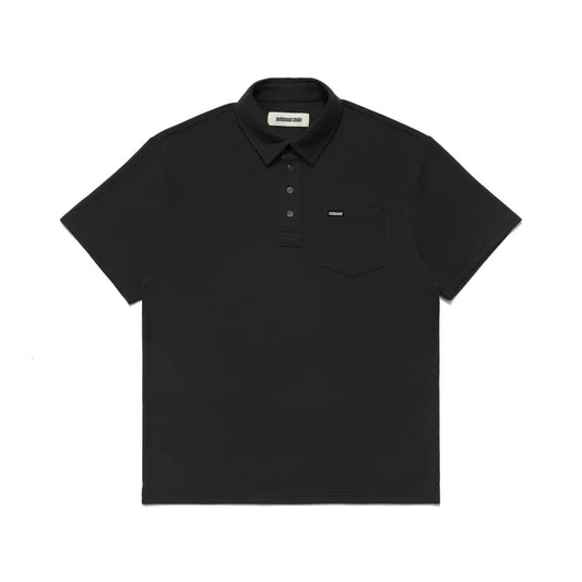 Airy Pocket Polo (Black)