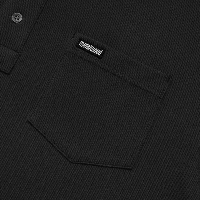 Airy Pocket Polo (Black)