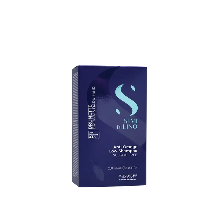Alfaparf Milano Semi di Lino Brunette Anti-Orange Low Shampoo 250ml