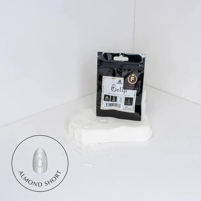 Almond Short - Gelip Refill Pack 25pc (NEW FORMULA)