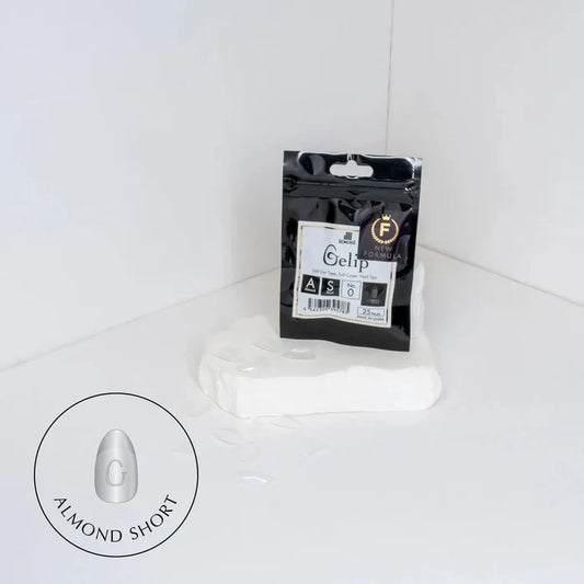 Almond Short - Gelip Refill Pack 25pc (NEW FORMULA)