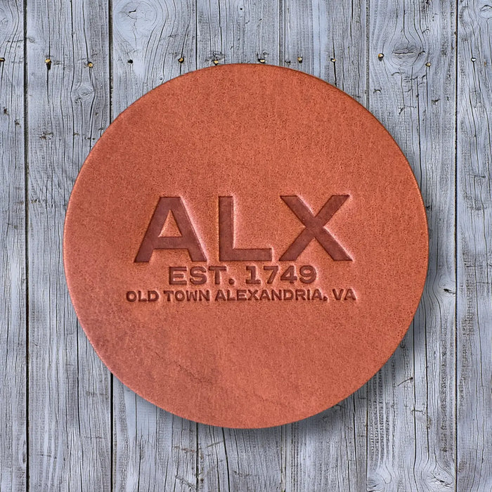 ALX Leather Coaster Set